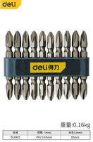 DELI Impact Strong Magnetic Batch Head Cross High Hardness Hand Drill Bit Screw Electric Screwdriver Set 50 65 100 150mm