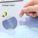 DELI Invisible Tape Writable Stationery Tapes Strong Adhesive Non Toxic Acrylic Glue Office School Supplies