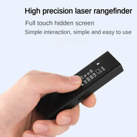 DELI Laser Rangefinder 40m Mini Distance Meter Measuring Tools 28g Portable Rechargeable Digital Laser Meter