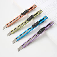 DELI Metal Paper Cutter SK5 Blade Utility Craft Knife Cutter Box Opener Stationery Cutting Knife