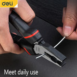 DELI Multifunctional Universal Wire Cutters/Needle-Nose Pliers/Diagonal-Nose Pliers Labor-Saving And Durable Electrician Tools