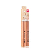 DELI Natural Wooden Pencil 2B HB 10PCS Pack Black Lead Office School Wood Writing Pencils Stationery