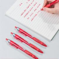 DELI Office Gel Pen 0.5mm Blue Black Red Gel Ink Pens Fast Dry Smooth Ink Soft Grip Writing Tools Stationery School Supply