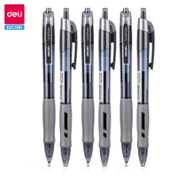 DELI Office Gel Pen 0.5mm Blue Black Red Gel Ink Pens Fast Dry Smooth Ink Soft Grip Writing Tools Stationery School Supply