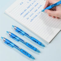 DELI Office Gel Pen 0.5mm Blue Black Red Gel Ink Pens Fast Dry Smooth Ink Soft Grip Writing Tools Stationery School Supply