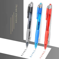 DELI Office Gel Pen 0.5mm Blue Black Red Gel Ink Pens Fast Dry Smooth Ink Soft Grip Writing Tools Stationery School Supply