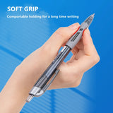 DELI Office Gel Pen 0.5mm Blue Black Red Gel Ink Pens Fast Dry Smooth Ink Soft Grip Writing Tools Stationery School Supply