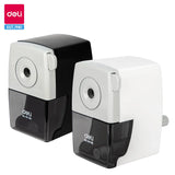 DELI Rotary Pencil Sharpener Machine Pencil Cutter Office Stationery School Hand Crank Pencil Sharpener School Supplies 0610B