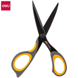 DELI Scissors Coated Soft-touch 175mm 6-4/5 inch home office scissor hand craft scissors stationery