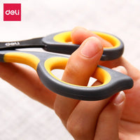 DELI Stationery Scissors for Office Home Use Soft Handle Durable Sharp Hand Craft Scissors Office Supplies