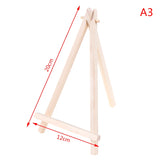 AOOKMIYA DIY Mini easel+Frame Set Pure Cotton Canvas Smooth and Practical Desktop Pure Pine Wood Frame Exhibition