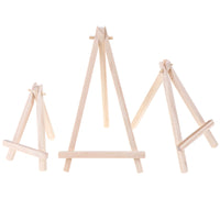 AOOKMIYA DIY Mini easel+Frame Set Pure Cotton Canvas Smooth and Practical Desktop Pure Pine Wood Frame Exhibition