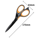 DeLi 77757 6027 Stainless Steel Scissors Home Office Tailor Multifunctional Scissors Art Tool Kits