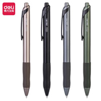 Deli 0.5mm 4pcs Black Ink Gel Pen Stationery For Writing High-quality Pen Signing Pen School Student Supplies Office Supplies