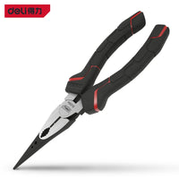 Deli 1/3 Pcs Universal Diagonal Pliers Set Multipurpose Needle Nose Pliers Hardware Tools Electrician Portable Wire Cutters