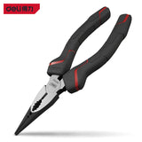 Deli 1/3 Pcs Universal Diagonal Pliers Set Multipurpose Needle Nose Pliers Hardware Tools Electrician Portable Wire Cutters