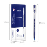 Deli 1 PC Gel Pen 0.5mm 3 Colors Large Capacity Writing Supplies A116