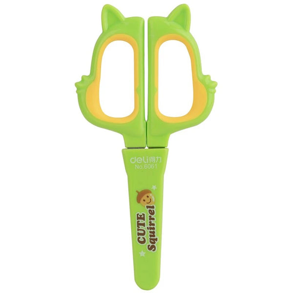 Cartoon Mini Portable Scissors with Protective Cover Kids Student