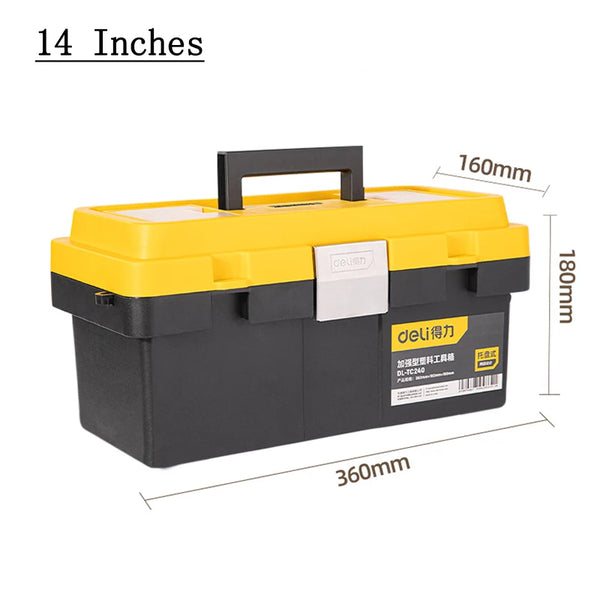 10in Household Toolbox Double Layer Tool Storage Boxes Vehicle  Multifunctional Workers Portable Handle Tool Box Organizers - AliExpress
