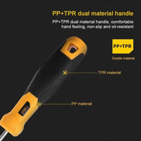 Deli 1 Pcs PH0/PH1/PH2/PH3 Magnetic Philips Screwdriver Household Precision Screw Driver Electrician Portable Repair Hand Tools