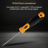 Deli 1 Pcs PH0/PH1/PH2/PH3 Magnetic Philips Screwdriver Household Precision Screw Driver Electrician Portable Repair Hand Tools