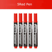 Deli 10/5PC/Lot Permenent Markers Pen 1.5MM Fine Point Waterproof Blue/Black/Red Ink Crude Nib маркеры for Office Stationery