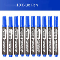 Deli 10/5PC/Lot Permenent Markers Pen 1.5MM Fine Point Waterproof Blue/Black/Red Ink Crude Nib маркеры for Office Stationery