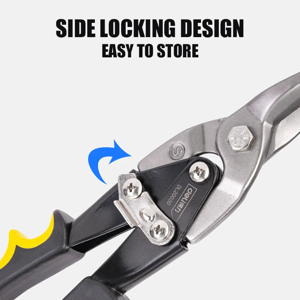 Multifunctional Metal Sheet Cutting Scissor Aviation Snip Cutter  Multi-directional scissors Industrial Work Professional Tool