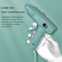 Deli 10W/30W glue gun mini hot melt glue gun electric temperature gun repair tool set with 7/10mm glue rod electric tool