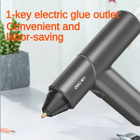 Deli 10W Glue Gun Mini Hot Melt Glue Gun Electric Heat Temperature Gun Repair Tool Set With Glue Stick 7x100mm Power Tool