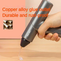 Deli 10W Glue Gun Mini Hot Melt Glue Gun Electric Heat Temperature Gun Repair Tool Set With Glue Stick 7x100mm Power Tool