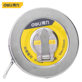 Deli 10m/20m/30m Long Steel Tape Measure Woodworking Measuring Tools Metal Stainless Steel Shell Measuring Tape Home Hand Tools