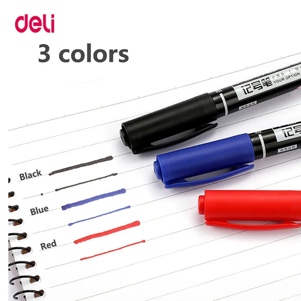 Permanent CD Marker Pens WATERPROOF Black,red,blue Thin Fine Thick