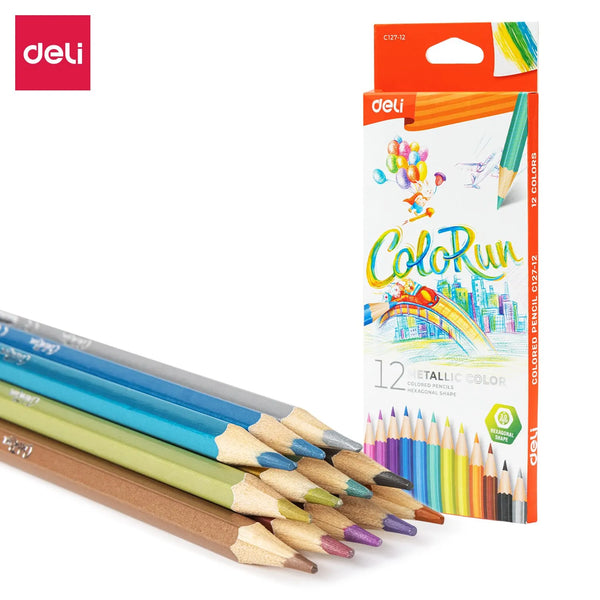 Deli 1 PC Gel Pen 0.5mm 3 Colors Large Capacity Writing Supplies