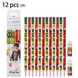 Deli 12pcs 2B/HB Harry Potter Hexagonal Wooden Pole Pencil Art Exam Sketch Painting Drawing School&Office Supplies Stationery