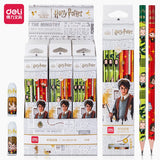 Deli 12pcs 2B/HB Harry Potter Hexagonal Wooden Pole Pencil Art Exam Sketch Painting Drawing School&Office Supplies Stationery