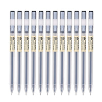 Deli 12pcs Set Ultra Quality Gel Pen Writing Neutral Pen Black Blue Red Ink Signature Pen Ballpoint For Office School Supplies