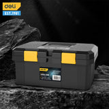 Deli 15/18 Inch Tool Box Double Layer Large Capacity Household Storage Box Multifunctional Electrician Tool Case Organizer