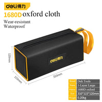 Deli 1680D Oxford Cloth Tool Bag Electrician Hardware Kit Portable Storage Bag Tools Pouch Small Toolbag Canvas Tool Organizer