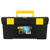 Deli 17 Inch Plastic Tool Box PP Material Tray Structure Upper Parts Box Two-layer Folding Structure