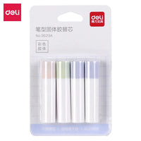 Deli 1PC Glue Stick Set Pen Shape Random Color Stick Strong Adhesives School Office Supplies 9629 9629A