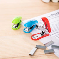 Deli 1PC Mini Stapler Set with 1000 Staples Random Color Kawaii Office School Supply E0253