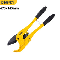 Deli 1Pcs Multifunctional PVC Pipe Cutter SK5 Material Sharp Blade Durable Hose Pipe Cutter Scissors Hand Tools Repair Tools