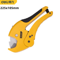 Deli 1Pcs Multifunctional PVC Pipe Cutter SK5 Material Sharp Blade Durable Hose Pipe Cutter Scissors Hand Tools Repair Tools