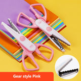 Deli 1pcs Scissors Kawaii Rabbit DIY HandCraft Scrapbook Scissors for kids safe Paper Cutting Utility Knife School Supplie