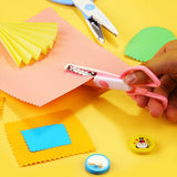 Deli 1pcs Scissors Kawaii Rabbit DIY HandCraft Scrapbook Scissors for kids safe Paper Cutting Utility Knife School Supplie