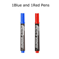 Deli 2pc/Lot Permenent Markers Pen Set Waterproof маркеры Quick Dry 1.5MM Fine Point Marking for Paper Glass Fabric CD Tire DIY