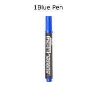 Deli 2pc/Lot Permenent Markers Pen Set Waterproof маркеры Quick Dry 1.5MM Fine Point Marking for Paper Glass Fabric CD Tire DIY