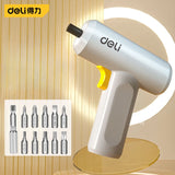 Deli 3.6V Mini Electric Screwdriver Intelligent Cordless Hand Electric Drill Rechargeable Lithium Battery Power Tool