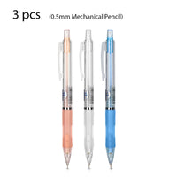 Deli 3pcs 0.5mm/0.7mm Propelling Pencil Office Pencil Mechanical Pencil School Supplies Stationery Drawing Sketch Tools